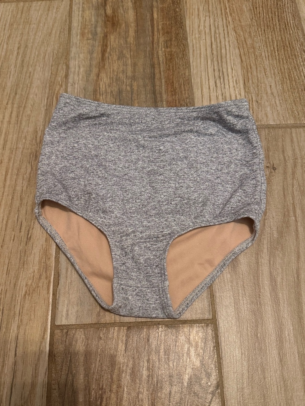 Kortni Jeane Mini Gray High Waisted Swim Bottoms